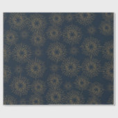 Sternexplosionen für Schiffe und Gold Geschenkpapier (Flach)