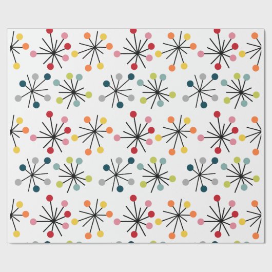 Sternexplosionen Geschenkpapier (Flach)