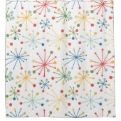 Sternexplosionen in Farbe Duschvorhang (Vorderseite)