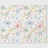 Sternexplosionen in Farbe Geschenkpapier (Flach)