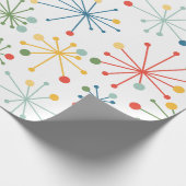 Sternexplosionen in Farbe Geschenkpapier (Ecke)