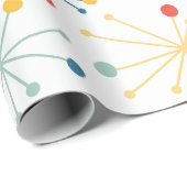 Sternexplosionen in Farbe Geschenkpapier (Rolleneckpunkt)