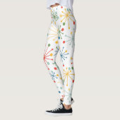 Sternexplosionen in Farbe Leggings (Links)