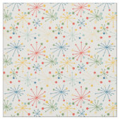 Sternexplosionen in Farbe Stoff (Nahaufnahme)