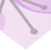 Sternexplosionen-Lavendel des mittleren Jahrhunder Tischdecke (Schrägansicht)