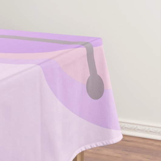 Sternexplosionen-Lavendel des mittleren Jahrhunder Tischdecke (Beispiel)