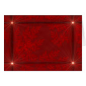 Sternexplosionen Rotes Velvet Grußkarte (Vorderseite (Horizontal))