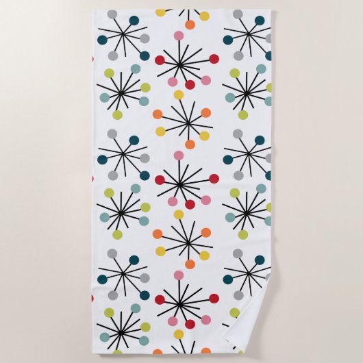 Sternexplosionen Strandtuch (Vorderseite)
