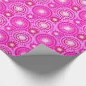 Sternexplosionen und Zahnräder, Orchideen und Mage Geschenkpapier (Ecke)