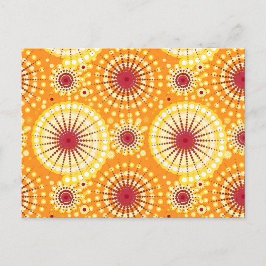 Sternexplosionen und Zahnräder, Safran und Rosine Postkarte (Vorderseite)