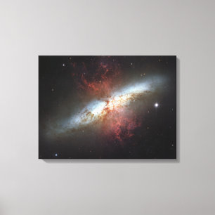 Sternexplosiongalaxie, unordentlichere 82 leinwanddruck