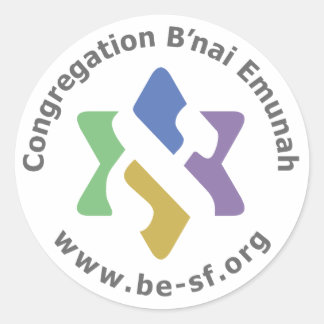 Sternfarbe Runder Aufkleber