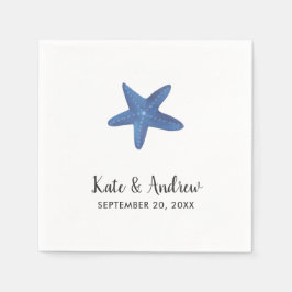 Sternfisch | Hochzeit am Ozean Serviette