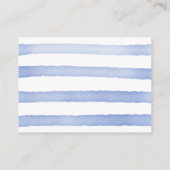 Sternfisch | Ocean Baby Shower Diaper Raffle Begleitkarte (Rückseite)