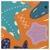 Sternfische Stoff (Nahaufnahme)