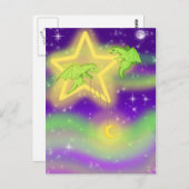 Sternfliegen Postkarte (Vorne/Hinten)