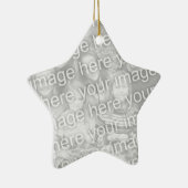 Sternform-Fotoverzierung | addieren Ihr Bildbild Keramik Ornament (Rechts)