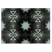 sternförmig-geometrisch im amerikanischen Stil Schneidebrett (Vorderseite)