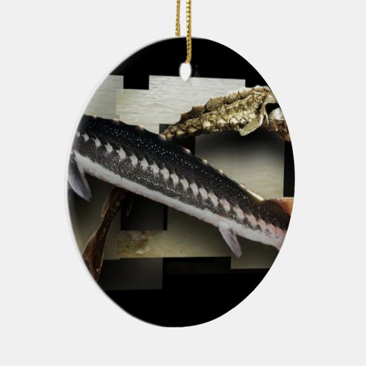 Sternförmige Collage des Stör-3D Keramikornament (Rechts)