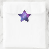 Sternförmiger Aufkleber für Galaxienhaufen (Tasche)