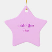 Sternförmiger Foto-Rahmen Keramik Ornament (Hinten)