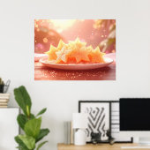 STERNFRUCHT - CARAMBOLE - EXOTISCHE FRÜCHTE POSTER (Heimbüro)