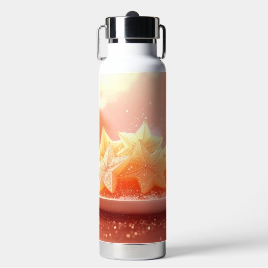 STERNFRUCHT - CARAMBOLE - EXOTISCHE FRÜCHTE TRINKFLASCHE (Vorderseite)
