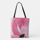 Sternfrucht der Flamingo-Tragetasche Tasche (Rückseite)