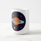 Sterngalaxie des Planeten-Orbit-Universums Kaffeetasse (Mittel)