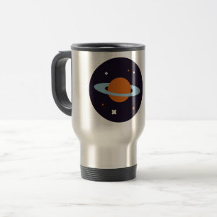 Sterngalaxie des Planeten-Orbit-Universums Reisebecher