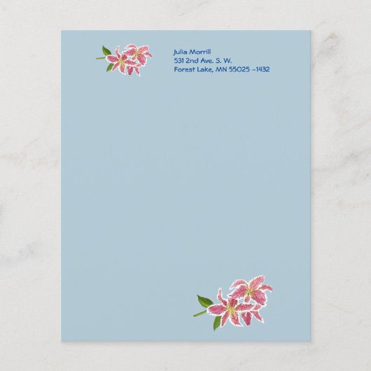 Sterngazerlilie (Vorderseite)