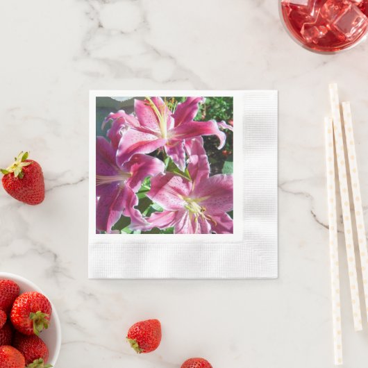 Sterngazerlilie Serviette (Beispiel)