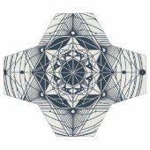Sterngeometrie: Mitternachtssymmetrie Fußball (Flach)