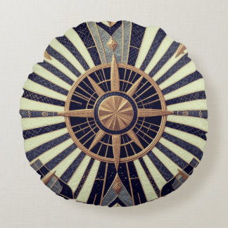 Sterngeometrie Rundes Kissen