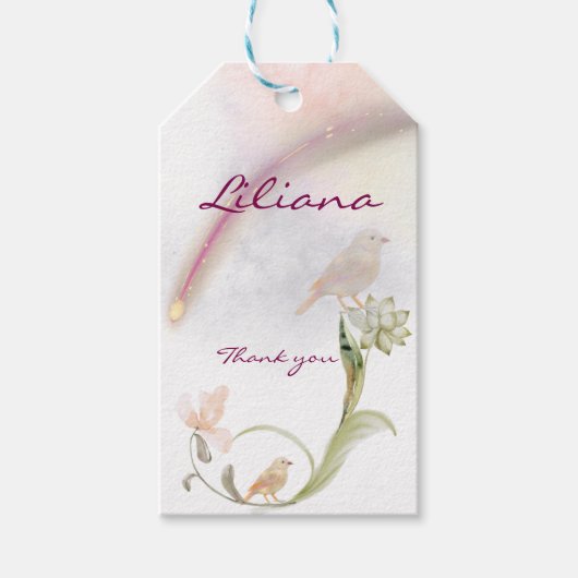 Sterngeschenk Geschenkanhänger (Vorderseite)