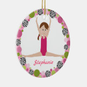 Sterngymnast-Brown-Borte in den Rosa Keramikornament (Rechts)