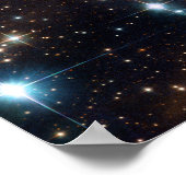 Sternhaufen bricht im neuen Hubble-Bild ins Leben Poster (Ecke)