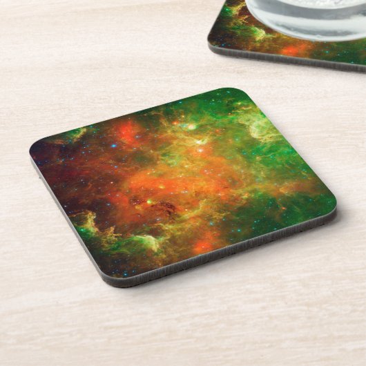 Sternhaufen im nordamerikanischen Nebel. Getränkeuntersetzer (Linke Seite)