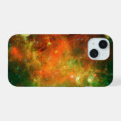 Sternhaufen im nordamerikanischen Nebel. iPhone 15 Hülle (Rückseite (Horizontal))