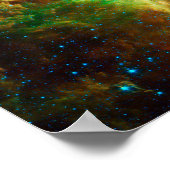 Sternhaufen im nordamerikanischen Nebel. Poster (Ecke)