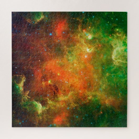 Sternhaufen im nordamerikanischen Nebel. Puzzle (Vertikal)