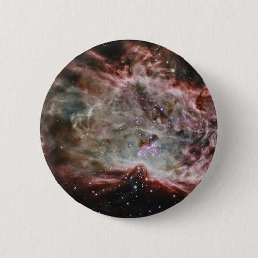 Sternhaufen im Zentrum des Flammennebels. Button (Vorderseite)