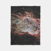 Sternhaufen im Zentrum des Flammennebels. Fleecedecke (Vorderseite)