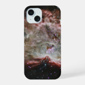 Sternhaufen im Zentrum des Flammennebels. iPhone 15 Hülle (Rückseite)