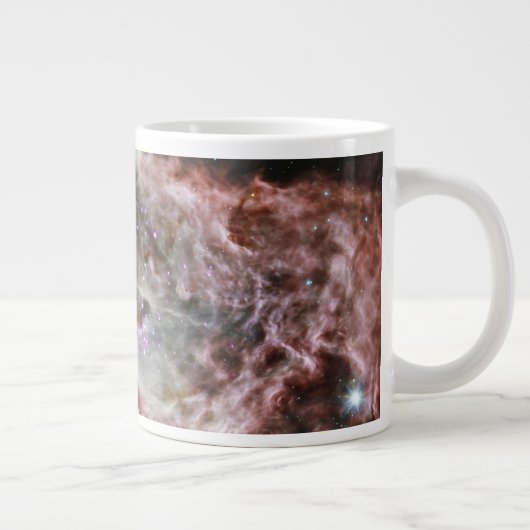 Sternhaufen im Zentrum des Flammennebels. Jumbo-Tasse (Rechts)