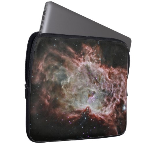 Sternhaufen im Zentrum des Flammennebels. Laptopschutzhülle (Vorne Rechts)