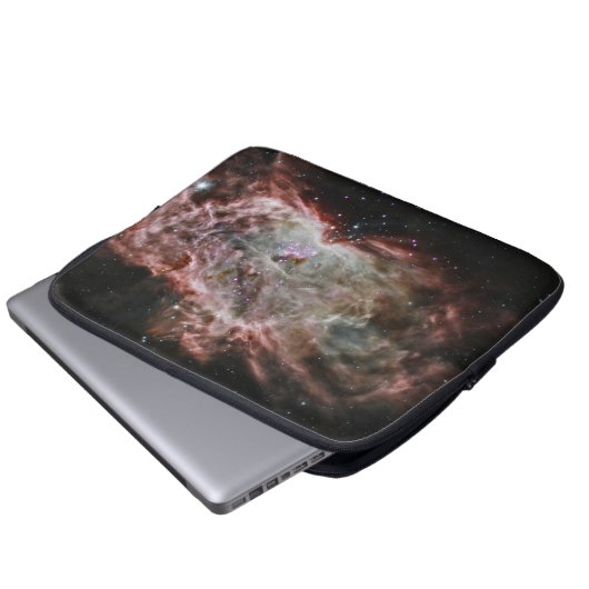 Sternhaufen im Zentrum des Flammennebels. Laptopschutzhülle (Vorne Knopf)