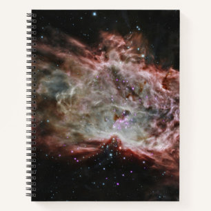 Sternhaufen im Zentrum des Flammennebels. Notizblock