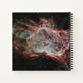 Sternhaufen im Zentrum des Flammennebels. Notizblock (Rückseite)