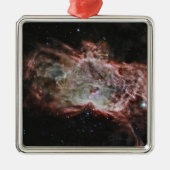 Sternhaufen im Zentrum des Flammennebels. Ornament Aus Metall (Vorne)